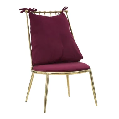 Fotel GLAM BACKY 55 60 83 cm (wysokość siedziska 35 cm)